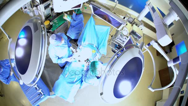 Operacja laparoskopowa szkolenie chirurgiczne — Wideo stockowe