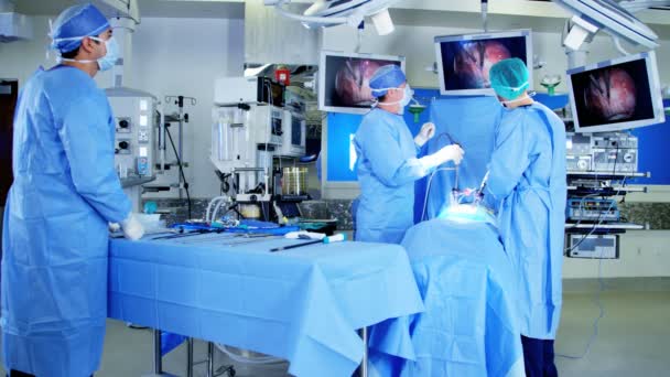 腹腔镜手术的医疗培训 — 图库视频影像