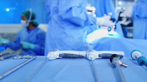 Laparoskopik Cerrahi operasyon — Stok video