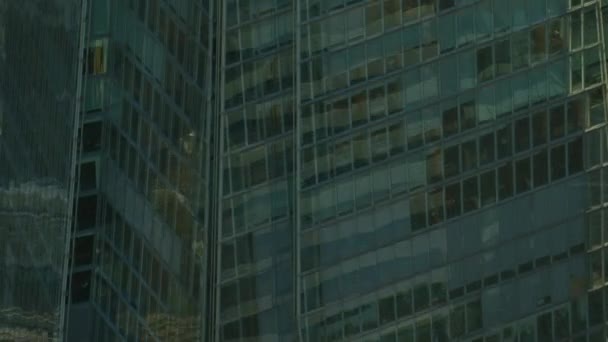 Лондон Великобритания Ноябрь 2017 Вид Воздуха Отражения Восхода Солнца Стеклянном — стоковое видео