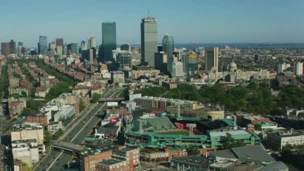 Boston Abd Kasım 2017 Fenway Park Beyzbol Stadyumu Efsanevi Red — Stok video