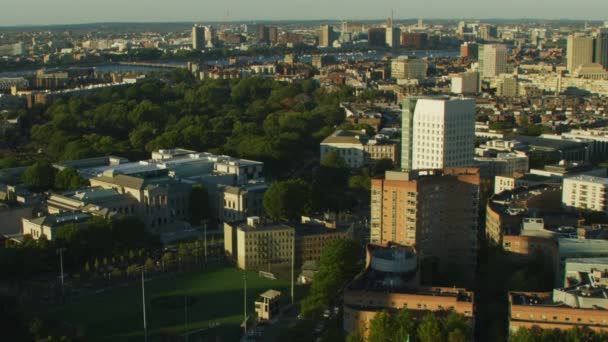 Boston Eua Novembro 2017 Vista Aérea Museu Belas Artes Edifício — Vídeo de Stock