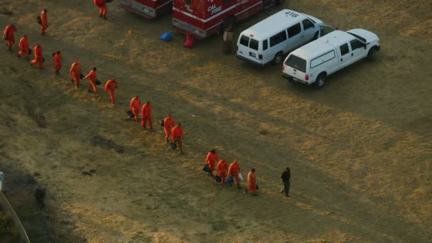 San Francisco Novembre 2017 Veduta Aerea Del Campo Ufficiale Allestito — Video Stock