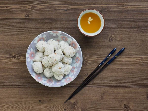 Nourriture Traditionnelle Coréenne Gâteau Riz Gluant Sikhye Citrouille Sucrée Boisson — Photo