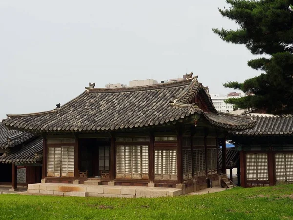 한국의 전통적 경복궁 전통적 창경궁 — 스톡 사진