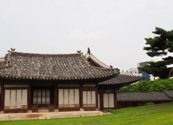 Palacio Tradicional Coreano Changgyeonggung Edificio Tradicional Palacio Changgyeonggung — Foto de Stock