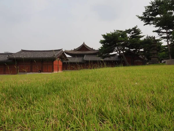 韩国传统宫殿长江宫 传统建筑长江宫 — 图库照片
