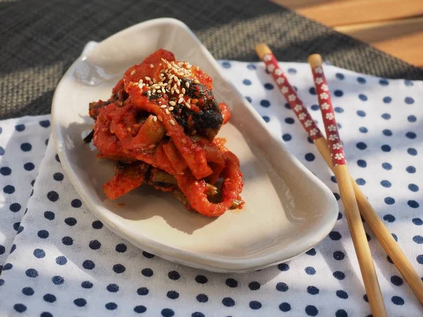 Korean traditional food Dried Radish Kimchi