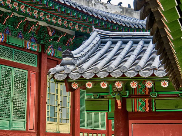 Palácio Tradicional Coreia Changdeok Palace — Fotografia de Stock