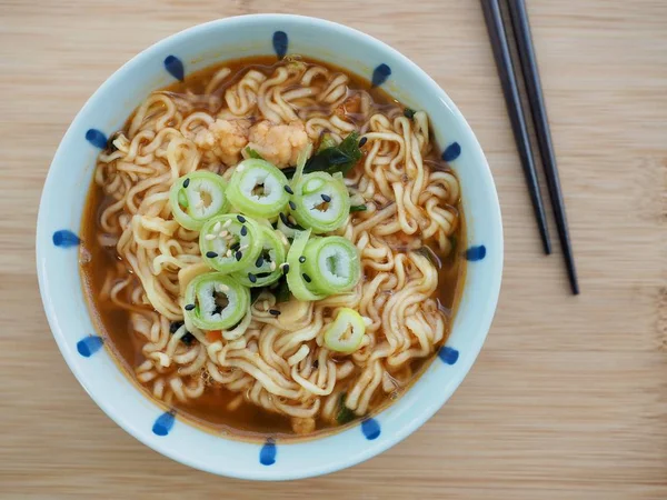 Ramen Alimentaire Asiatique Radis Marinés Riz Blanc — Photo