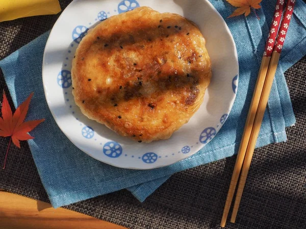 Asian food Chinese pancake and Maple leaf