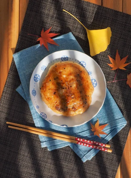 Asian food Chinese pancake and Maple leaf