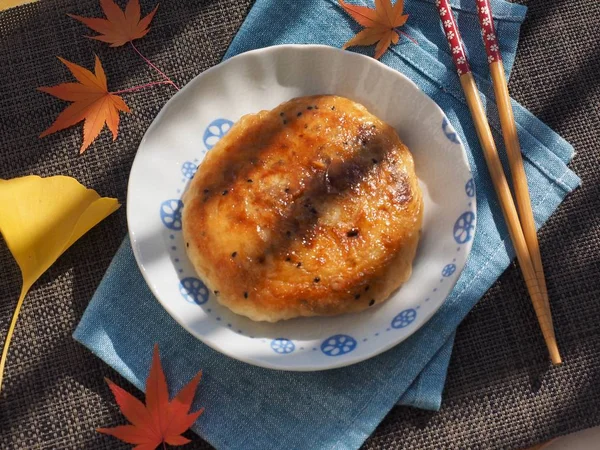 Asian food Chinese pancake and Maple leaf