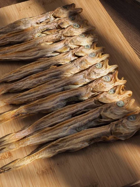 Korean Dried Fish Little Pollack — Stock Photo, Image