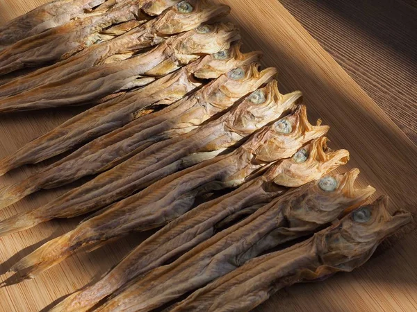 Korean Dried Fish Little Pollack — Stock Photo, Image