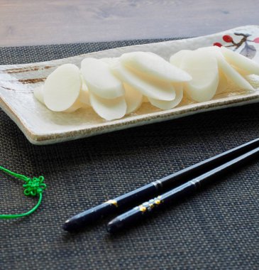 Kore gıda, pirinç kek andfolding fan Bar