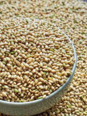 Kore 'de Organik Tahıl Kahverengi Pirinci