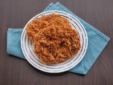 Asya yemeği domuz pirzolası, kızarmış yemek.