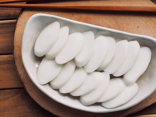 Comida Tradicional Coreana Bolo Arroz — Fotografia de Stock