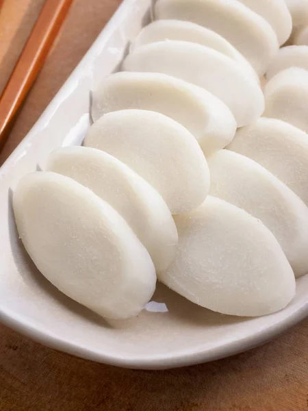 Comida Tradicional Coreana Bolo Arroz — Fotografia de Stock