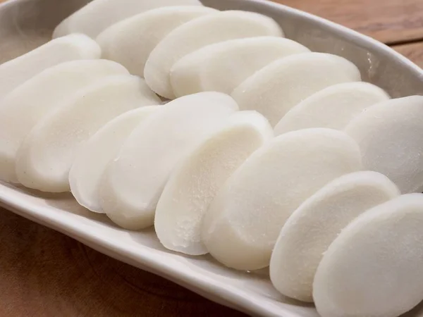 Comida Tradicional Coreana Bolo Arroz — Fotografia de Stock