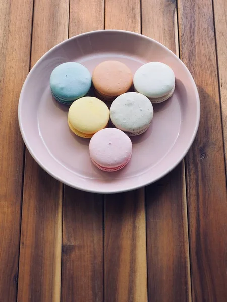 Colorful Macaroons Different Colors Sweet Food — Stock Photo, Image