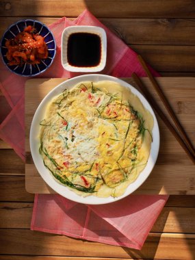 Korean style Egg pancakes