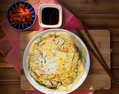 Korean style Egg pancakes