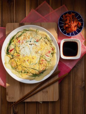 Korean style Egg pancakes