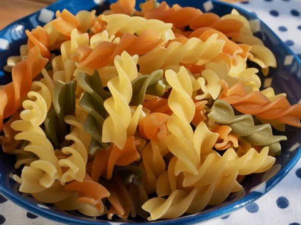 Pasta Various Colors Dried Noodles — Stock Photo, Image