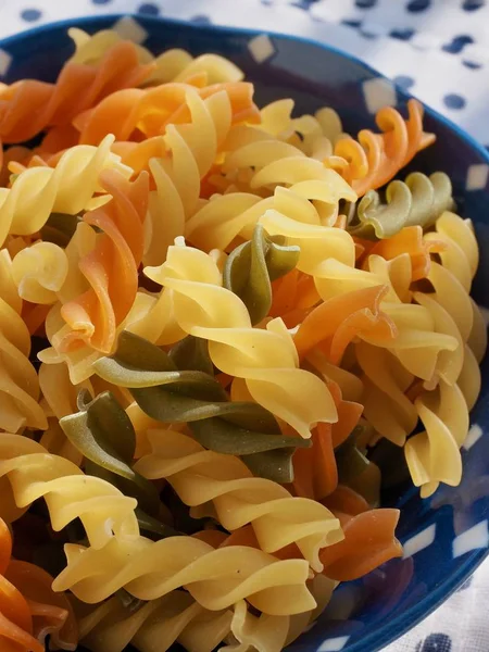 Pasta Various Colors Dried Noodles — Stock Photo, Image