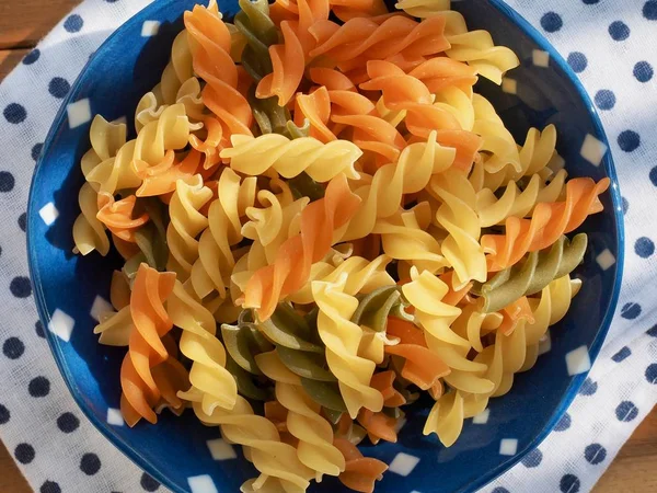 Pasta Various Colors Dried Noodles — Stock Photo, Image