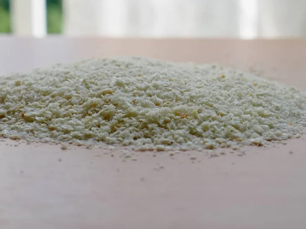 Comida Coreana Camarão Alho Frito Processo Cozimento — Fotografia de Stock