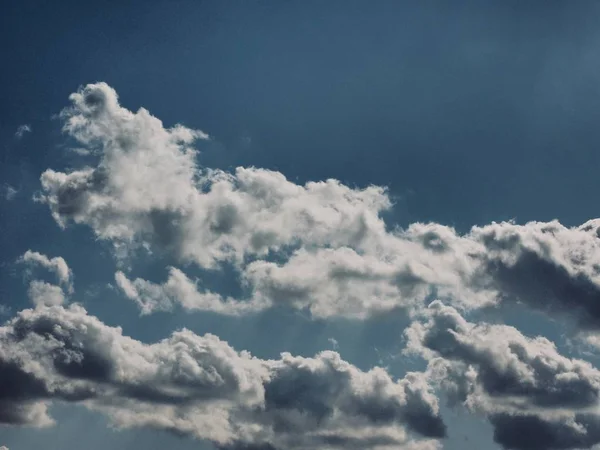 Nuvole Scure Cielo Paesaggio — Foto Stock