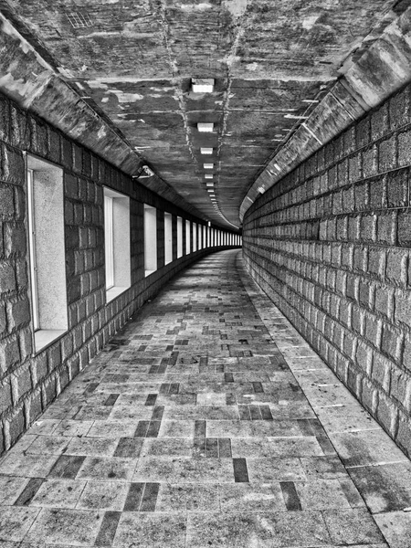 Seoul City Tunnel Monochrome Photography — Stock Photo, Image