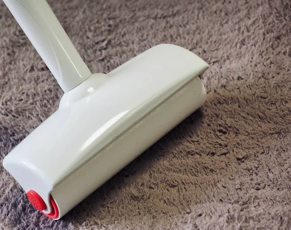 Carpet White Cleaning Supplies Roll Cleaner — Stock Photo, Image