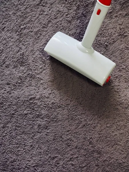 Carpet White Cleaning Supplies Roll Cleaner — 스톡 사진