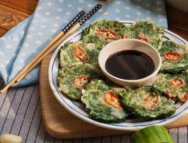 Taze deniz yosunu yeşil laver