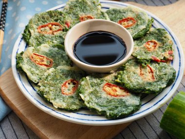 Taze deniz yosunu yeşil laver