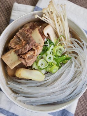 Kore usulü sığır eti Galbi-tang, Biftek Pirzola Çorbası