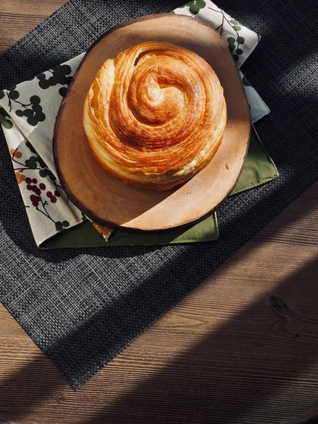 Koreaans Vers Brood Rond Gebak — Stockfoto