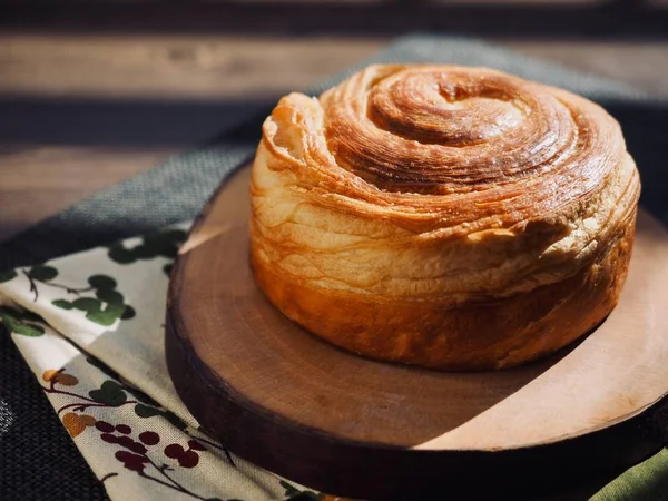 Pane Fresco Coreano Pasticceria Rotonda — Foto Stock