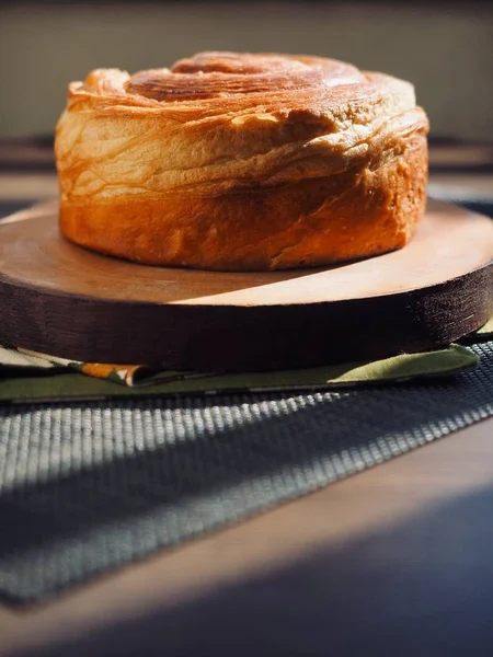 Pan Fresco Coreano Pastelería Redonda — Foto de Stock