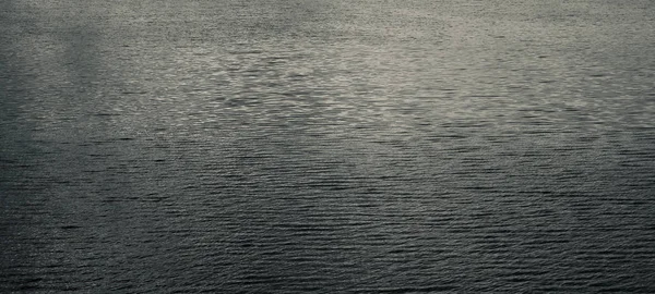 Gelombang Danau Daecheong Korea Foto Hitam Dan Putih — Stok Foto