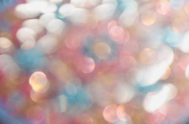 Parlak Renklerde Bokeh Arkaplanı, Işığın Odaklanamaması