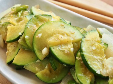 Asya yemekleri Kızarmış balkabağı sebzeleri