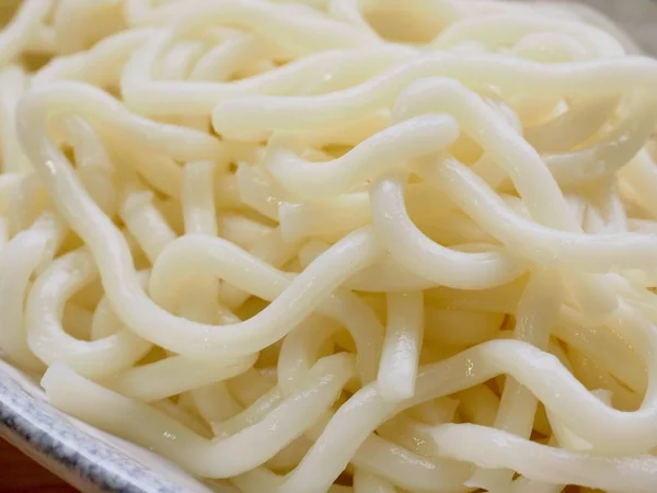 Comida Asiática Fideos Udon Hervidos —  Fotos de Stock