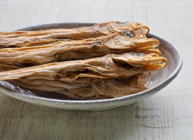 Korean dried fish little pollack, Nogari clipart