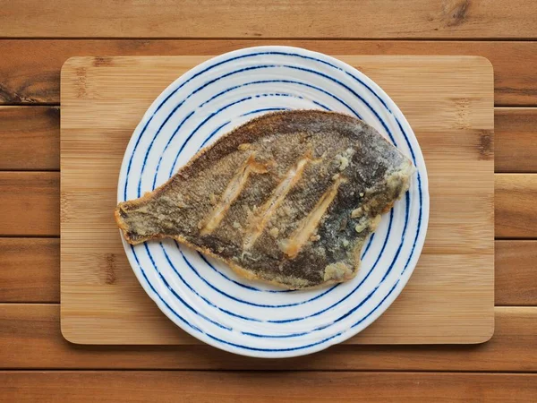 Asian Food Pacific Sanddab Grilled — Stock Photo, Image