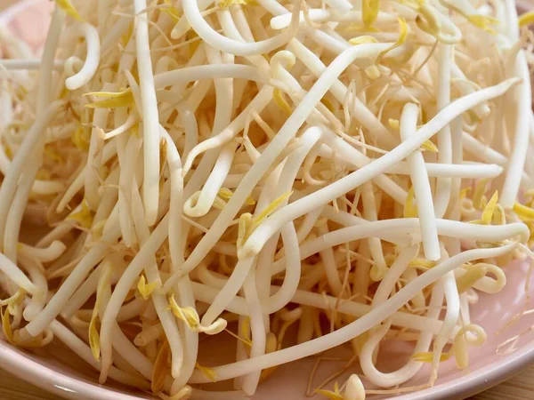 Verduras Orgânicas Frescas Brotos Feijão — Fotografia de Stock